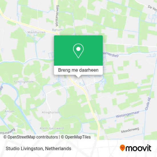 Studio Livingston kaart