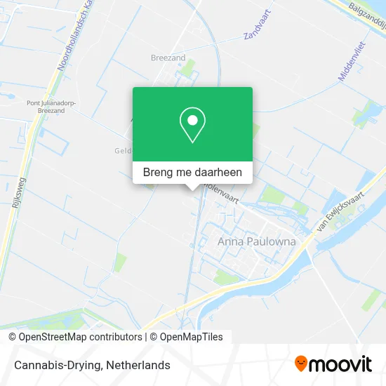Cannabis-Drying kaart