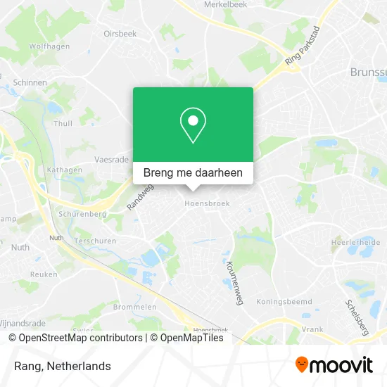 Rang kaart