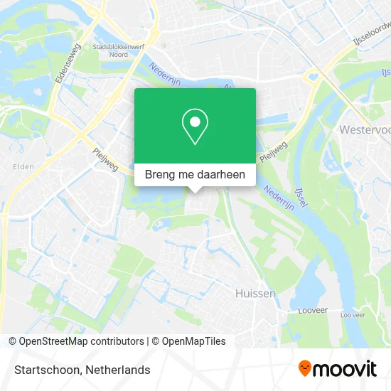 Startschoon kaart