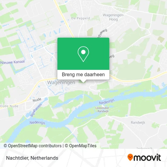 Nachtdier kaart