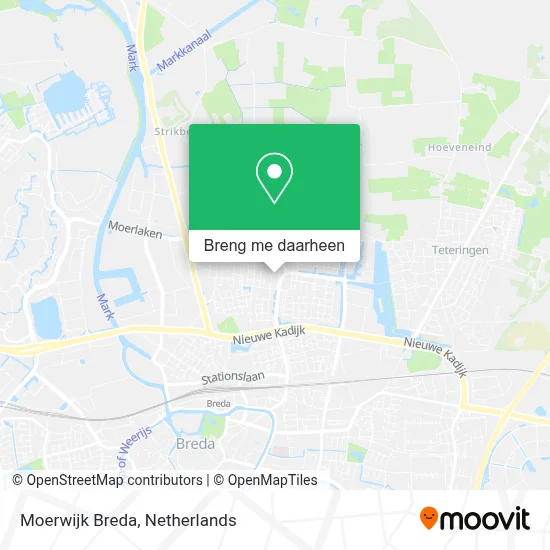 Moerwijk Breda kaart