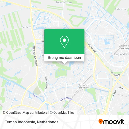 Teman Indonesia kaart