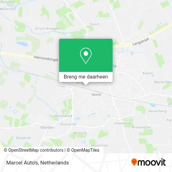 Marcel Auto's kaart