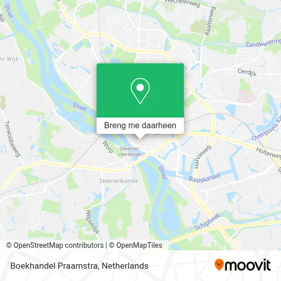 Boekhandel Praamstra kaart