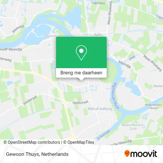 Gewoon Thuys kaart