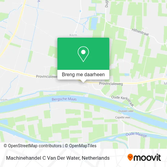 Machinehandel C Van Der Water kaart
