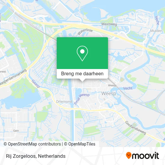 Rij Zorgeloos kaart