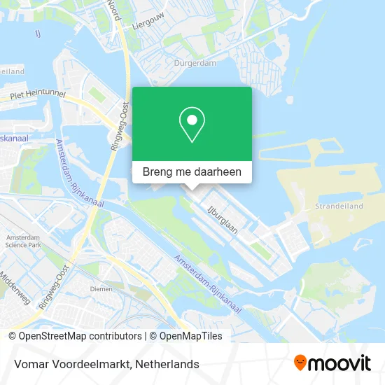 Vomar Voordeelmarkt kaart