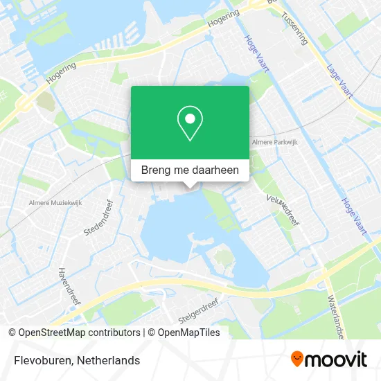 Flevoburen kaart