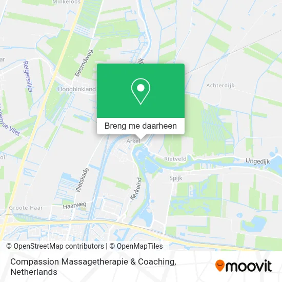 Compassion Massagetherapie & Coaching kaart