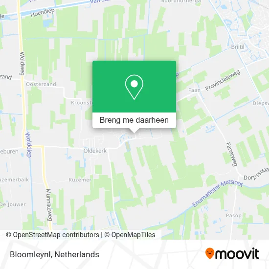 Bloomleynl kaart