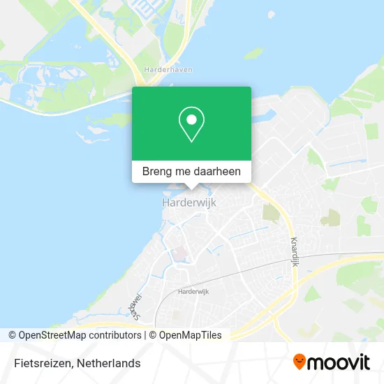 Fietsreizen kaart
