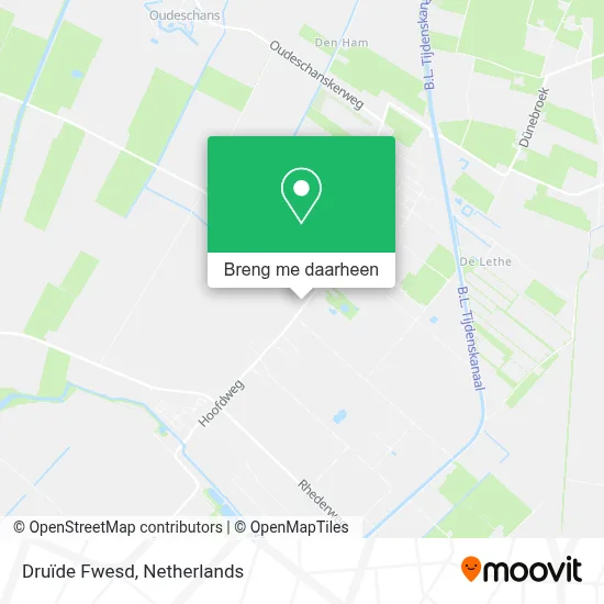 Druïde Fwesd kaart