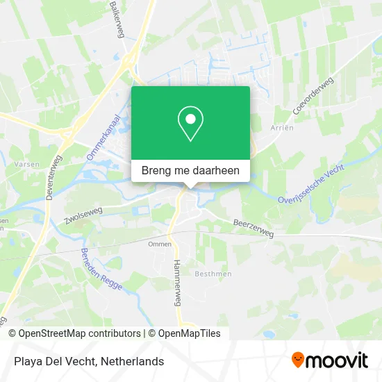 Playa Del Vecht kaart