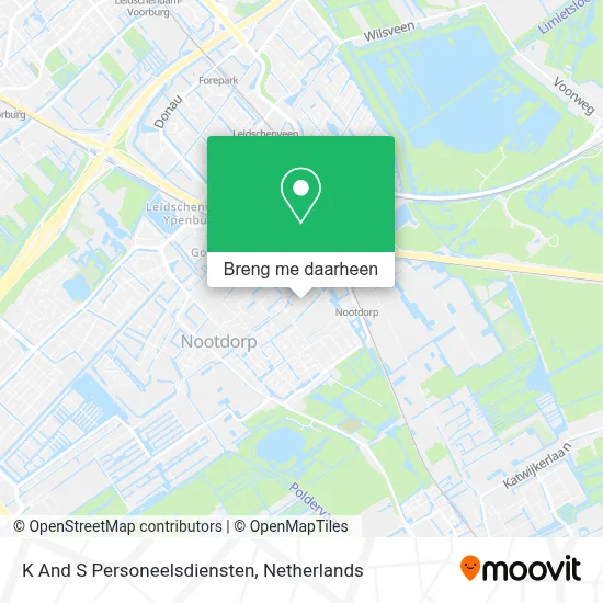 K And S Personeelsdiensten kaart