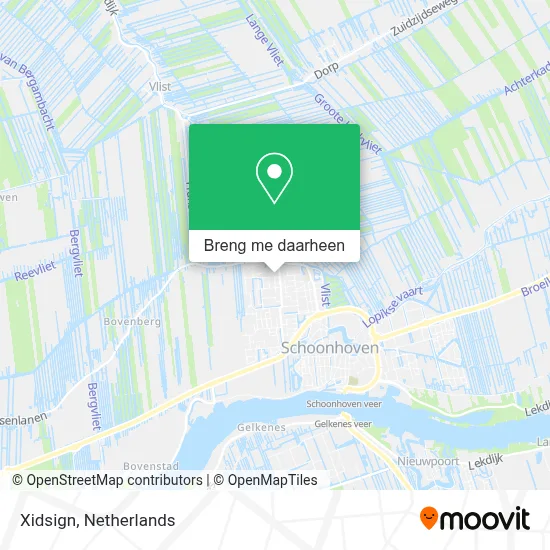 Xidsign kaart