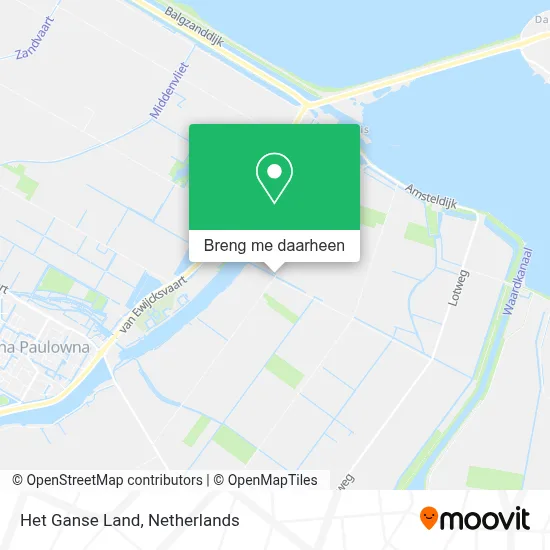 Het Ganse Land kaart