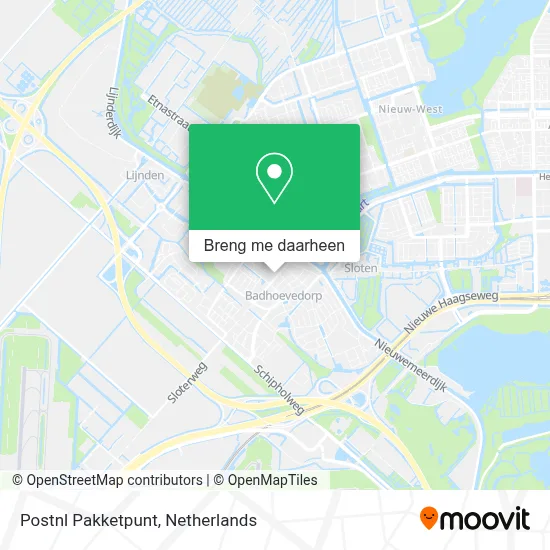 Postnl Pakketpunt kaart