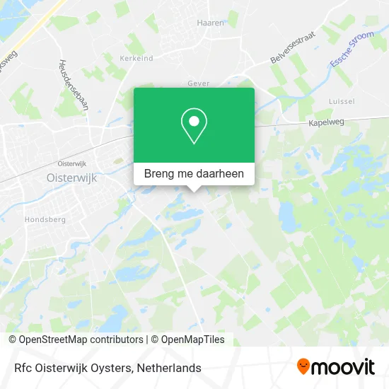Rfc Oisterwijk Oysters kaart