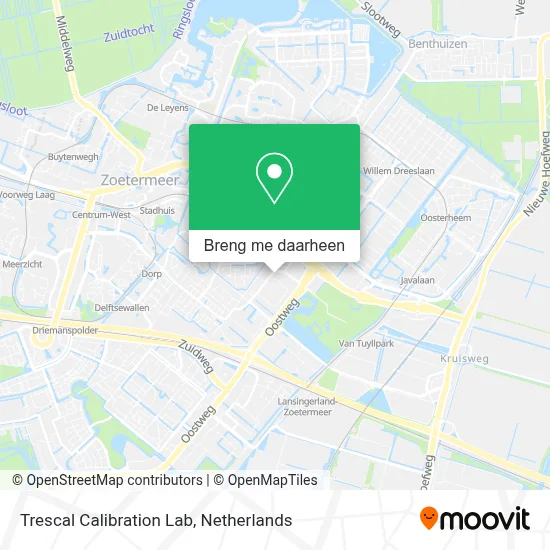 Trescal Calibration Lab kaart