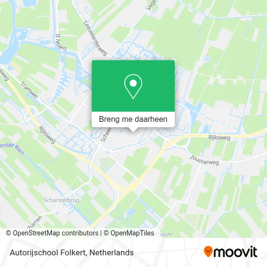 Autorijschool Folkert kaart
