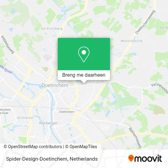 Spider-Design-Doetinchem kaart
