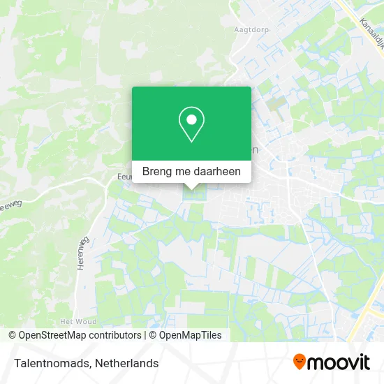 Talentnomads kaart
