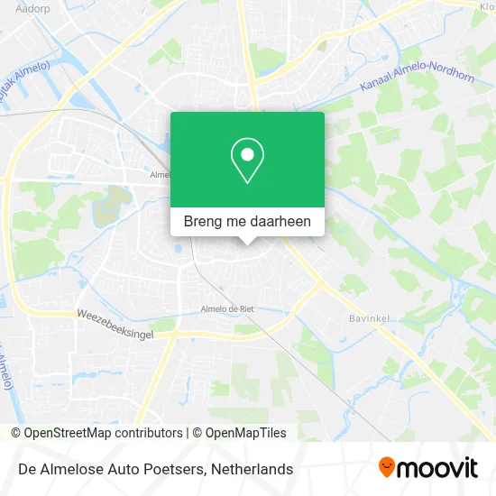 De Almelose Auto Poetsers kaart