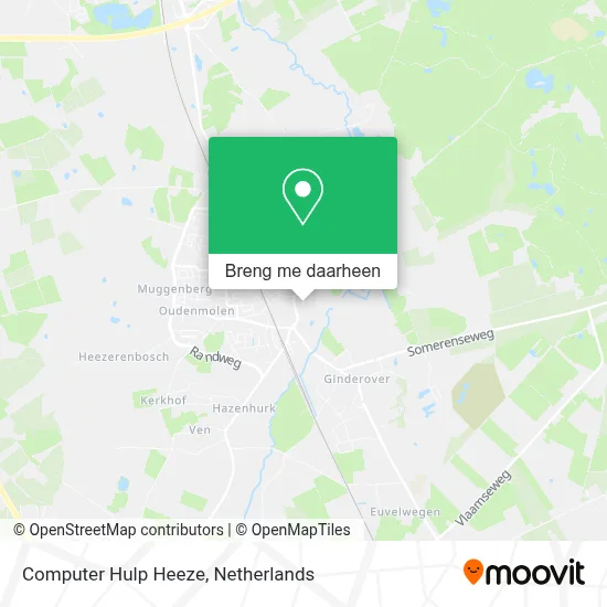 Computer Hulp Heeze kaart