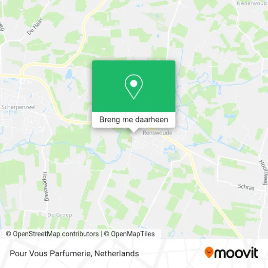 Pour Vous Parfumerie kaart