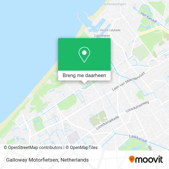 Galloway Motorfietsen kaart