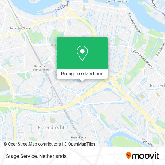 Stage Service kaart