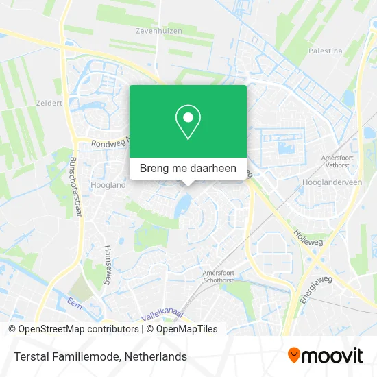 Terstal Familiemode kaart