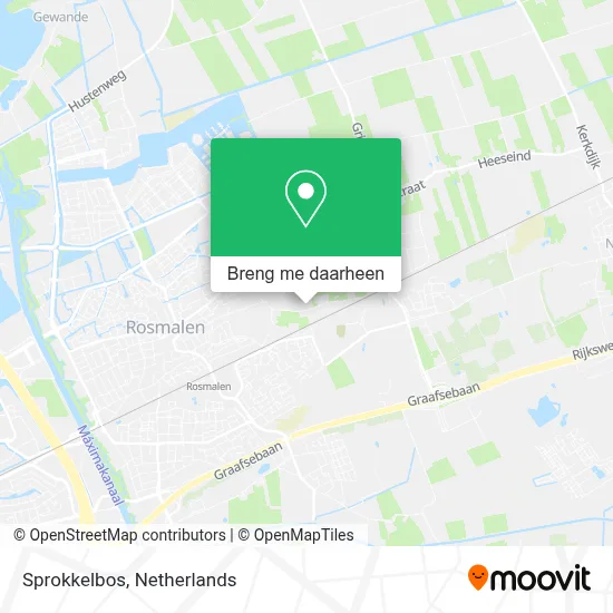 Sprokkelbos kaart