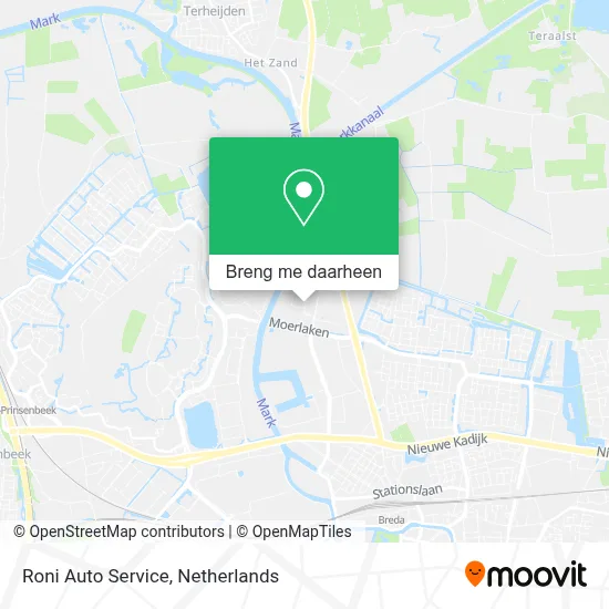 Roni Auto Service kaart
