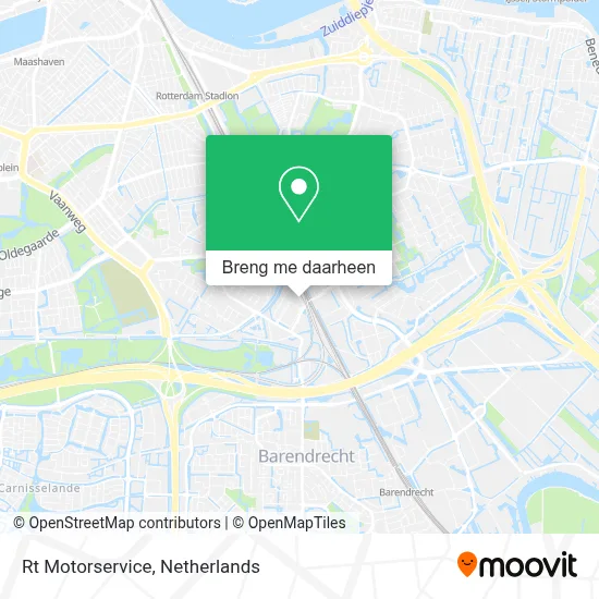 Rt Motorservice kaart