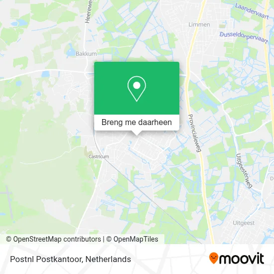Postnl Postkantoor kaart