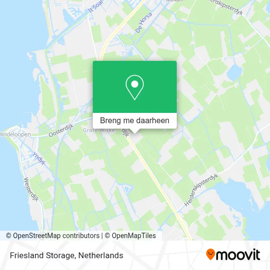 Friesland Storage kaart