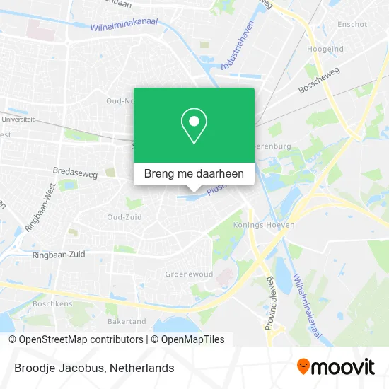 Broodje Jacobus kaart