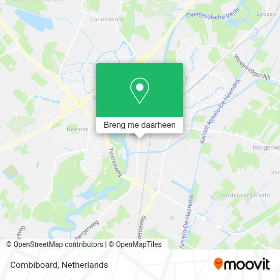 Combiboard kaart