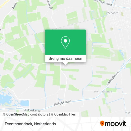 Eventspandoek kaart