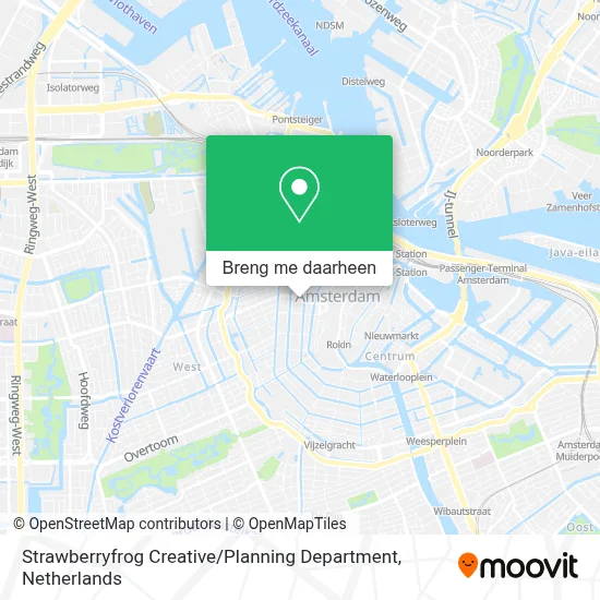 Strawberryfrog Creative / Planning Department kaart