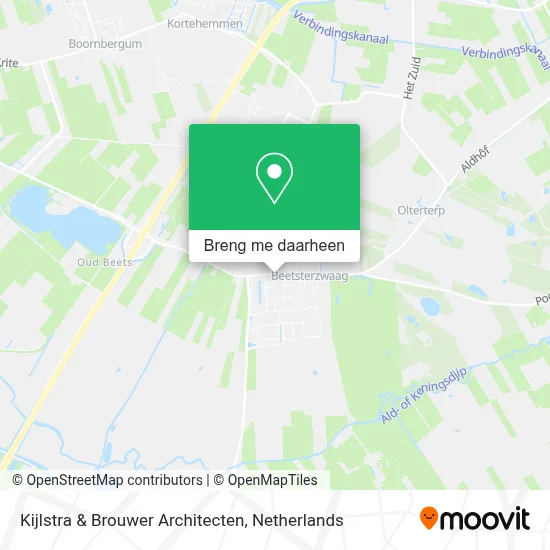 Kijlstra & Brouwer Architecten kaart