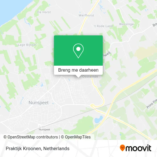 Praktijk Kroonen kaart