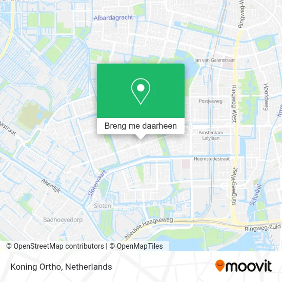Koning Ortho kaart