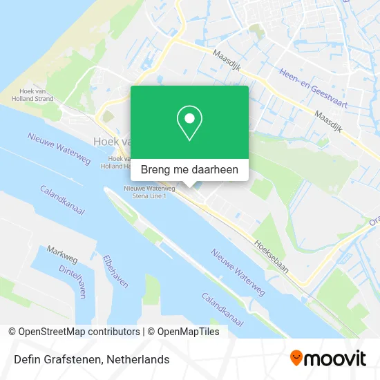 Defin Grafstenen kaart