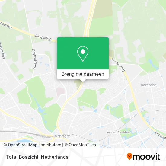 Total Boszicht kaart
