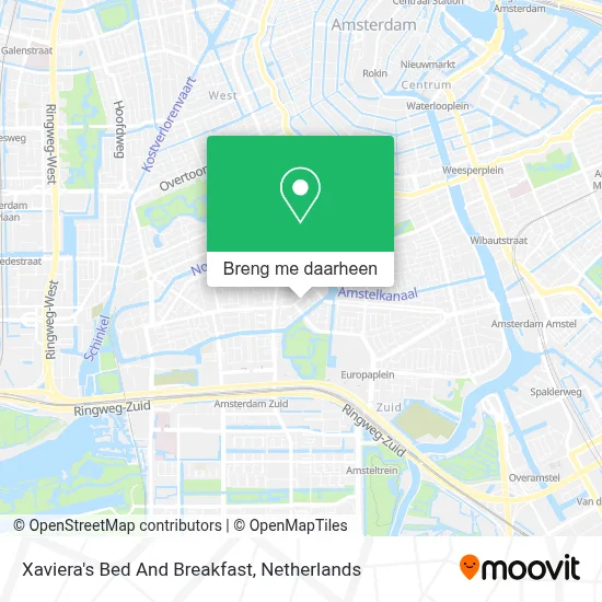 Xaviera's Bed And Breakfast kaart