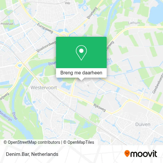 Denim.Bar kaart